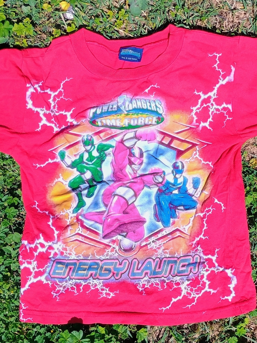 Saba Kids' Hot Pink Power Rangers Time Force Graphic Tee